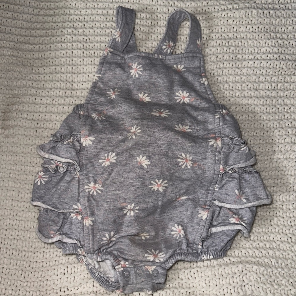 Babygirl flower romper